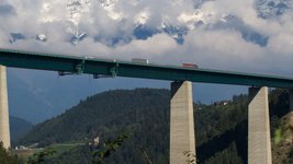 Die Europabrücke der Brennerautobahn