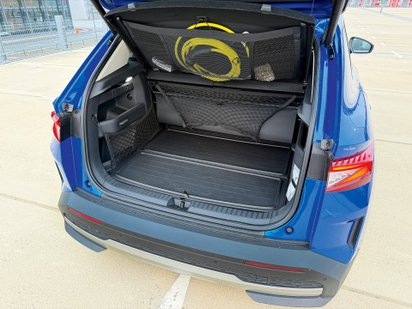 Kofferraum des Skoda Elroq