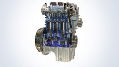 Ford EcoBoost Motor in der Ansicht. 