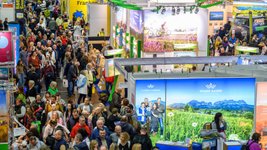 Messegeschehen im Bereich Touristik auf der Freizeit-Messe Nürnberg.