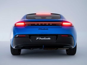 Heckleuchten des Honda Prelude.