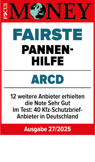 Siegel Focus Money Fairste Pannenhilfe.