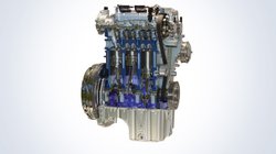 Ford EcoBoost Motor in der Ansicht. 