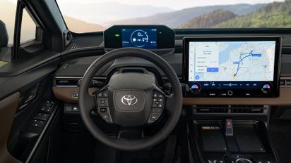 Cockpit des Toyota bZ4X Touring