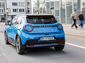 Heck des Nissan Micra EV.