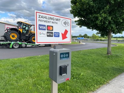 Ladesäule in Österreich Raststätte Voralpenkreuz