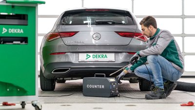 Auto Partikelzählung Euro6 DEKRA.