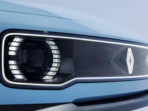 Voll-LED-Scheinwerfer des Renault 4 E-Tech.