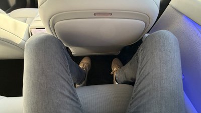 Beinfreiheit auf der Rückbank des Xpeng P7+