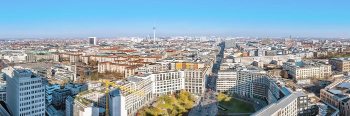 Panorama Bild von Berlin.