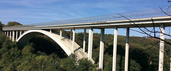 Eine Brücke in Nordrhein-Westfalen.