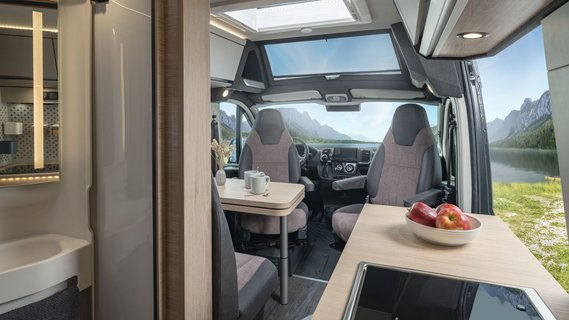 Knaus Boxtime mit gewichtssparendem Möbelbau.