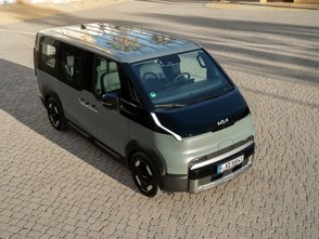 Kia PV5 in der Ansicht von oben