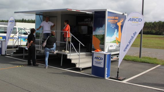Stand des ARCD-Fahrsimulators.
