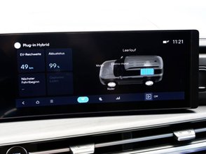 Infotainmentsystem des Hyundai Santa Fe