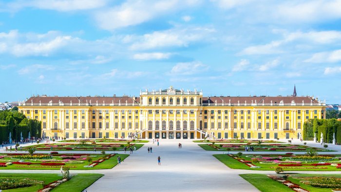 Schloss Schönbrunn in Wien, Österreich.
