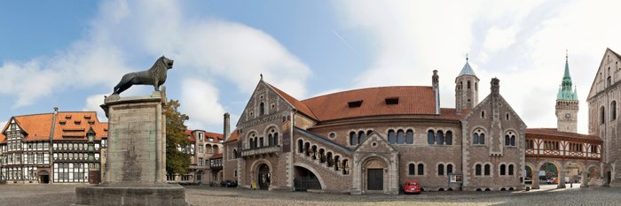 Ein Ausschnitt der Stadt Braunschweig.