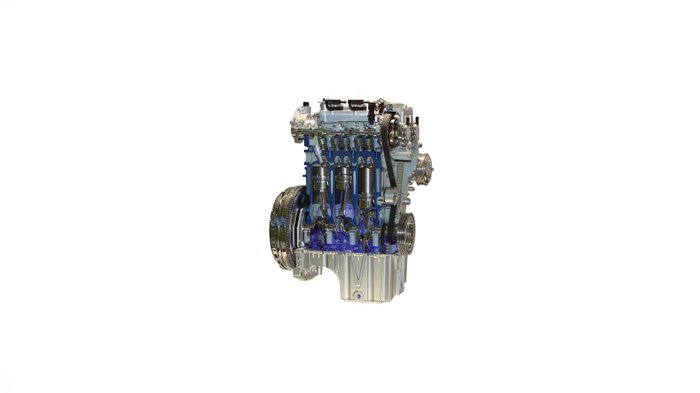 Ford EcoBoost Motor in der Ansicht. 