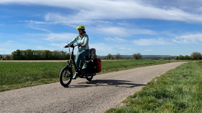 Das Lastenrad i:SY P12 Longtail.