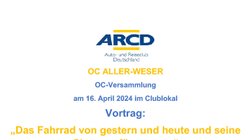 Teaser für einen Vortrag des OC Aller-Weser.