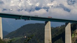 Die Europabrücke der Brennerautobahn