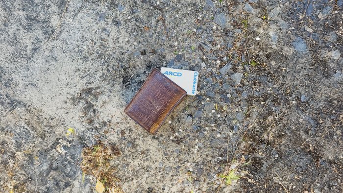 Geldbeutel mit der ARCD-Clubkarte.