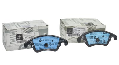 Bremsbeläge-Original vs. Fälschung.