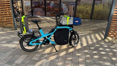 Das Lastenrad Ca Go CS 150 hat verschiedene Ladeflächen.