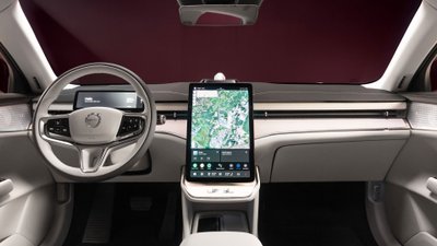 Blick in das Cockpit des Volvo ES90