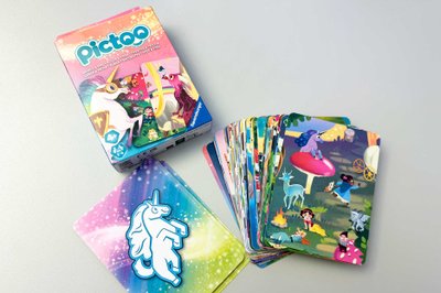 Das Spiel Pictoo von Ravensburger in der Fantasy-Version. 