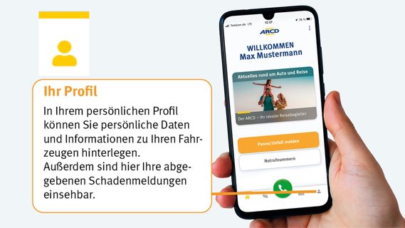Anleitung ARCD-Pannenhilfe App Funktion News.