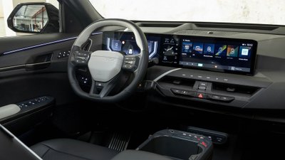 Der Innenraum des Kia EV5. 