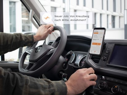 Sprachasisstant im Auto.