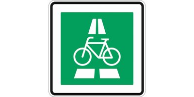 Verkehrszeichen 350.1, Radschnellweg.