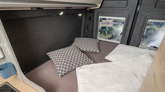 Knaus Boxtime mit gewichtssparendem Möbelbau.