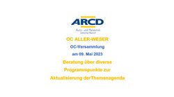 OC Veranstaltung Aller-Weser.