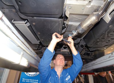 Filternachrüstung des Autos.