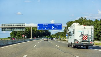 Autobahn A81 Richtung Stuttgart.