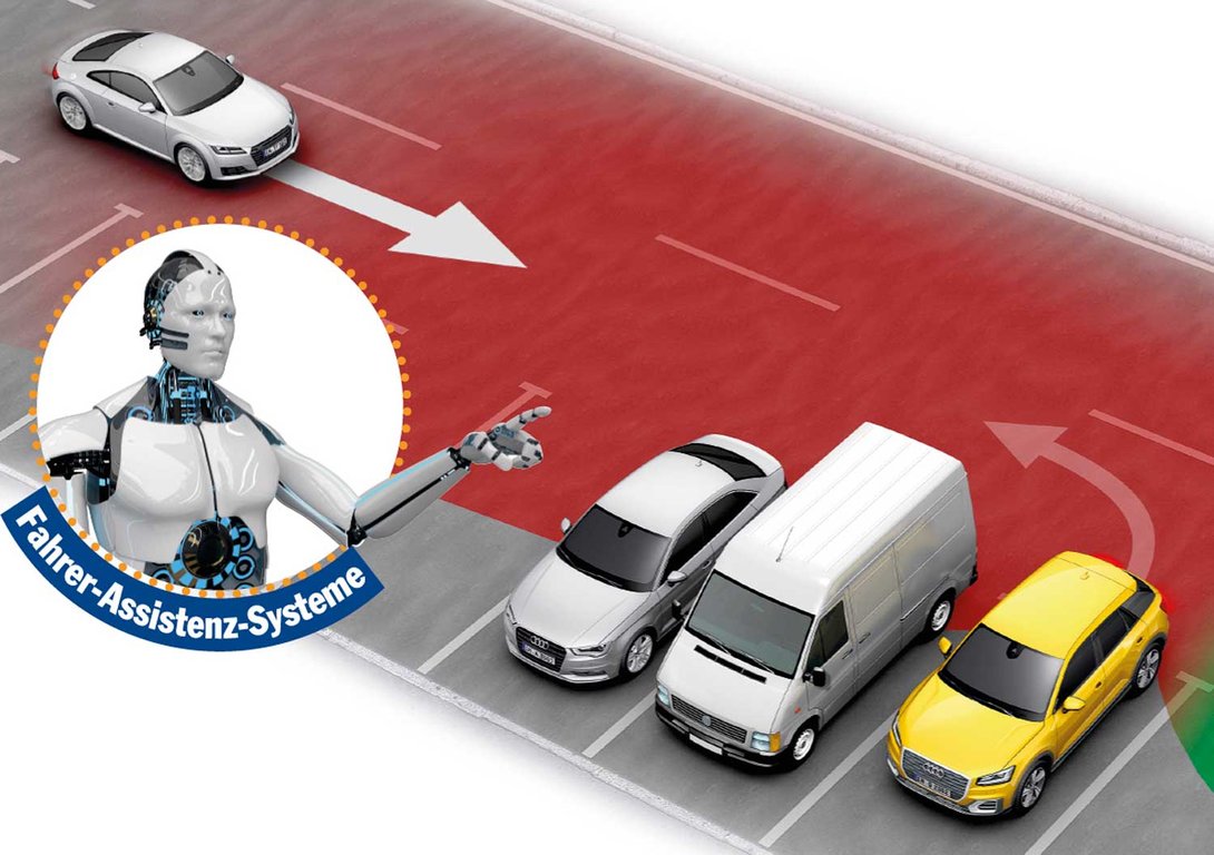 Fahrer-Assistenz-Systeme erklärt: Querverkehrs-Assistent