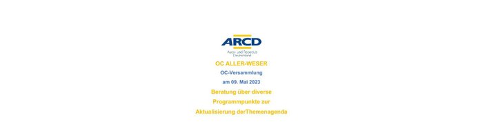 OC Veranstaltung Aller-Weser.