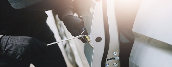 Autotür wird geklaut.