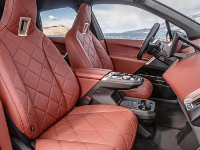 BMW Ledersitze von innen.