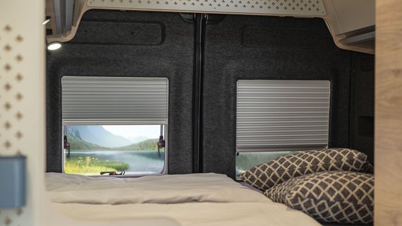 Knaus Boxtime mit gewichtssparendem Möbelbau.