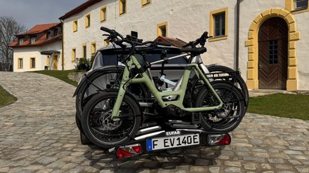 Fahrräder auf Fahrradträger