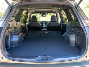 Kofferraum des Subaru Forester. 