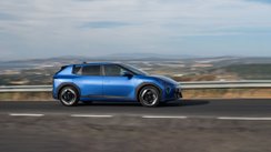 Außenansicht des Kia EV4. 