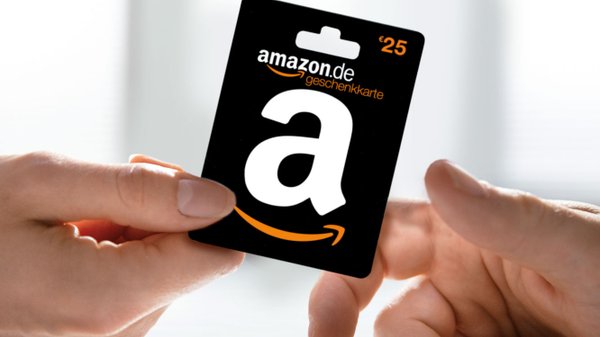 Eine Geschenkgutschein von Amazon im Wert von 25 Euro.