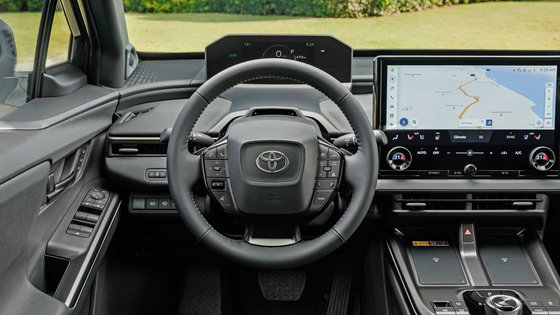 Der Innenraum des Toyota bZ4X. 