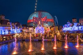 Viele Lichter zieren den Europa-Park während des Winterzaubers