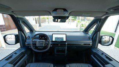 Cockpitansicht des Kia PV5 